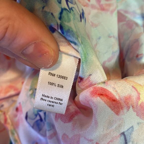 Naked Princess Le Marche Silk Romper Seychelles Print Size Medium New with tags - Picture 7 of 7